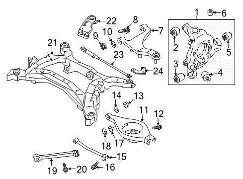 Nissan 55501-6GP0A ARM ASSY-REAR SUSPENSION,RH