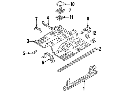 74967-91P00 Genuine Nissan Part