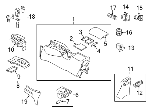 Nissan 96941-7FW0C Finisher-A/T Indicator,Console