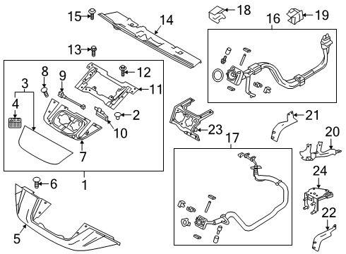 Nissan 62320-6WK3C COVER ASSY-CHARGE PORT