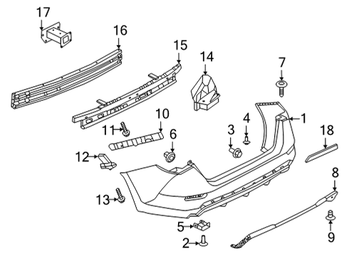 Nissan 01125-A8061 Bolt