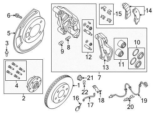 Nissan D1M60-9FE0A PAD KIT - DISC BRAKE