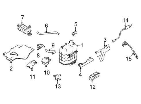 Nissan 22650-9FV0B Heated Oxygen Sensor Bracket