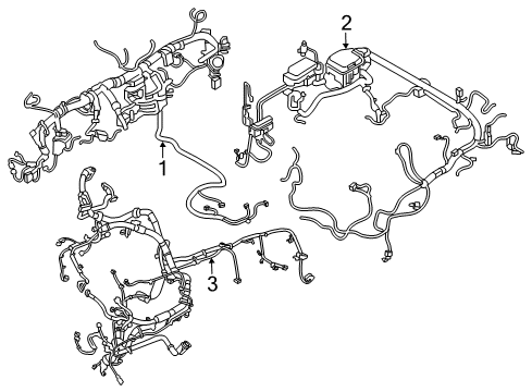 Nissan 24011-9FV7B Harness Assembly-EGI