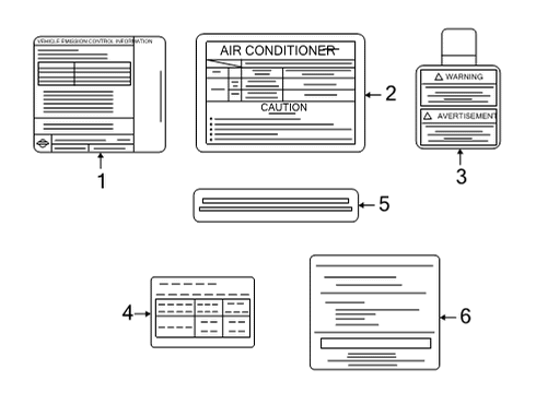 Placard-Tire Limit Diagram for 99090-6LB0B