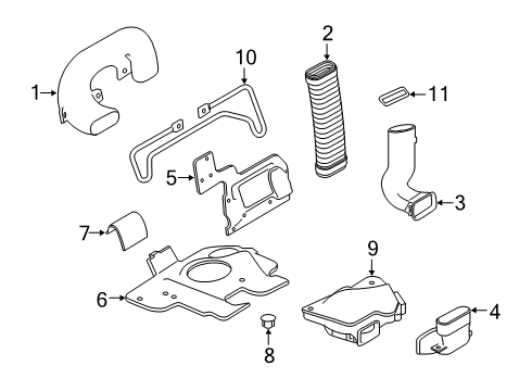 2022 Nissan Armada Passenger Seat Components Diagram 1