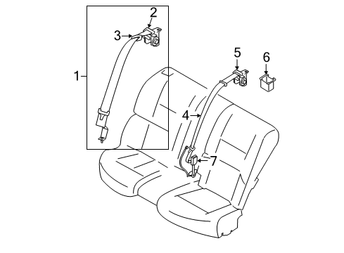 FINISHER-S/BELT Diagram for 87834-1MA0B