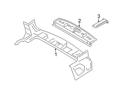 2021 Nissan Armada Rear Body Diagram