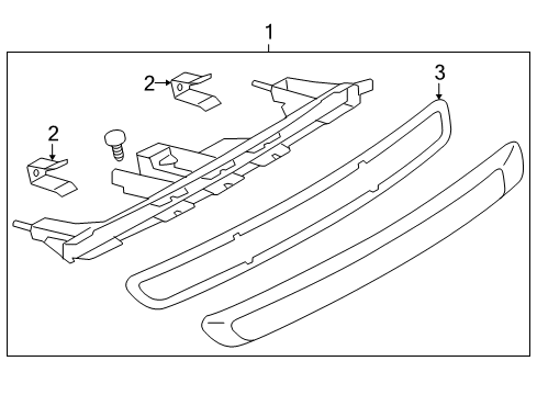 2020 Nissan 370Z High Mount Lamps Diagram