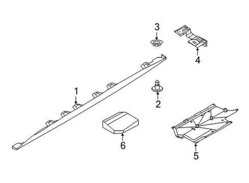 Cover-Front Under,RH Diagram for 74814-6LB0A