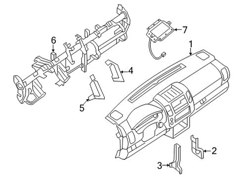 Bracket-Audio Diagram for 28038-9BU0A