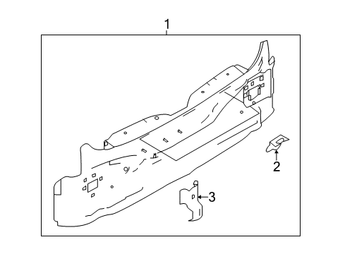 2021 Nissan Rogue Sport Rear Body Diagram