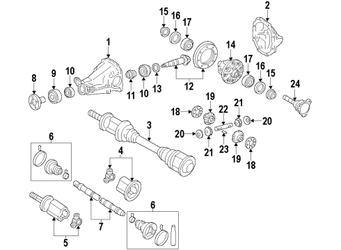 C9BDA-EG025 Genuine Nissan #C9BDAEG025 Repair Kit-Dust Boot,Outer