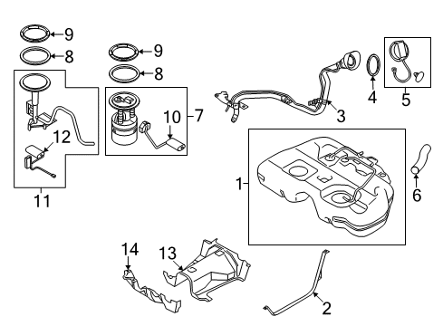 2020 Nissan Murano Fuel Supply Diagram