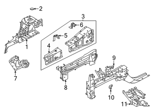 Member Assy-Front Side,RH Diagram for G5110-6RRMA