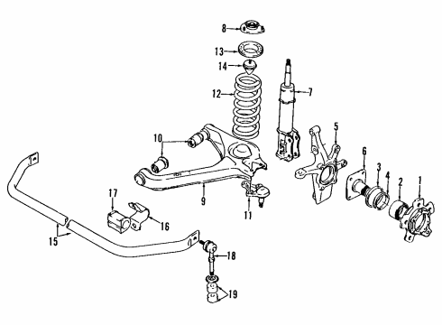 30016-031 Genuine Nissan #30016031 Ball Joint