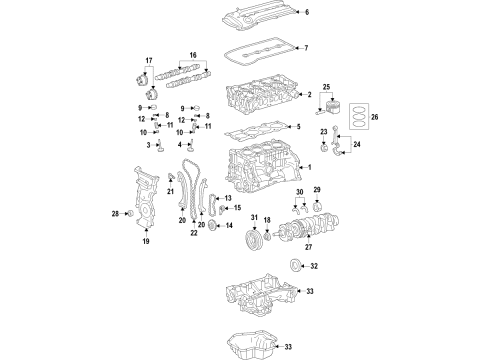 Valve-Exhaust Diagram for 13202-6LB1A