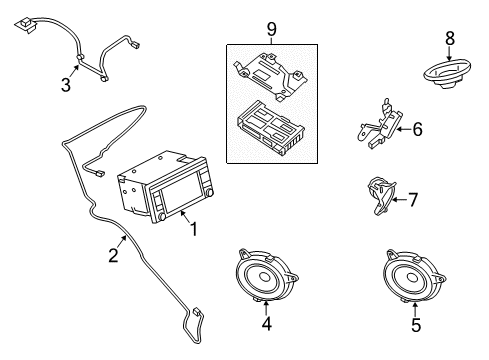 Control ASY-Navigation Diagram for 25915-9JE0E