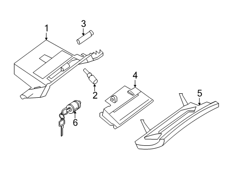 2020 Nissan Pathfinder Glove Box Diagram