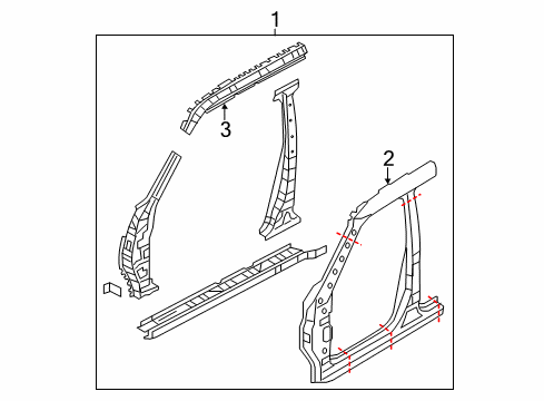 2022 Nissan Armada Aperture Panel Diagram