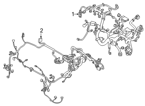 Harness-Engine Room Diagram for 24012-5R00C