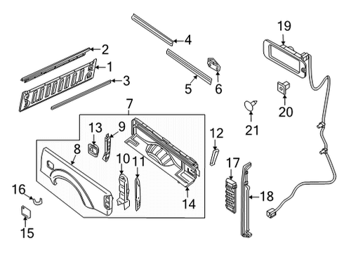 Channel Assembly-Side Rear Diagram for 93396-9BS0A