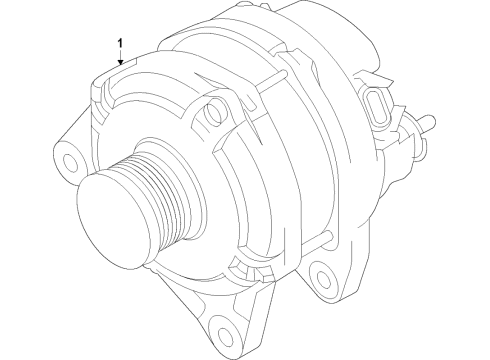 Alternator - 2021 Nissan Rogue