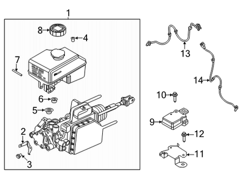 CYL BRAK Master Diagram for 46010-9BU1D