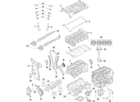 TRANSAXLE Assembly Diagram for 32010-02Q3B