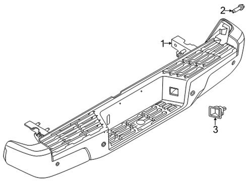 Bumper Kit-Rear,Repair Diagram for 85010-9BU5D