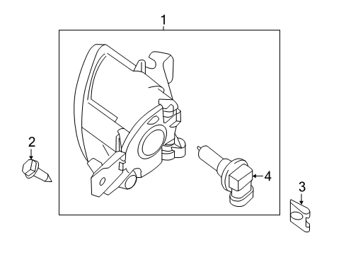 2020 Nissan Pathfinder Bulbs Diagram 1