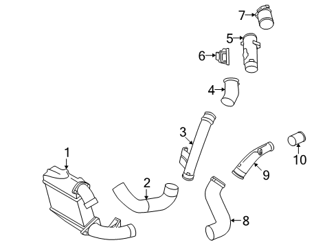 2021 Nissan GT-R Intercooler Diagram