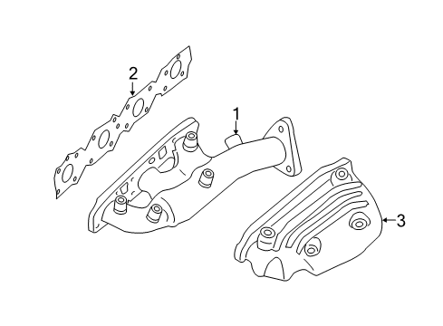 2021 Nissan NV Exhaust Manifold Diagram