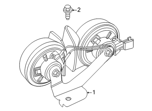 2022 Nissan Frontier Horn Diagram