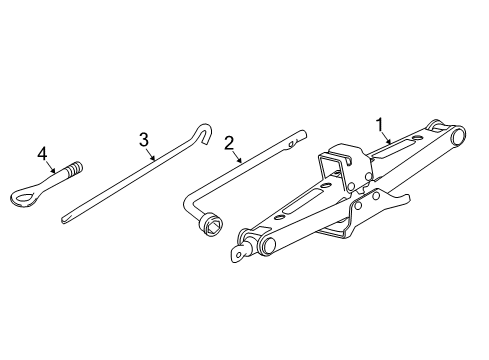 2021 Nissan Murano Jack & Components Diagram