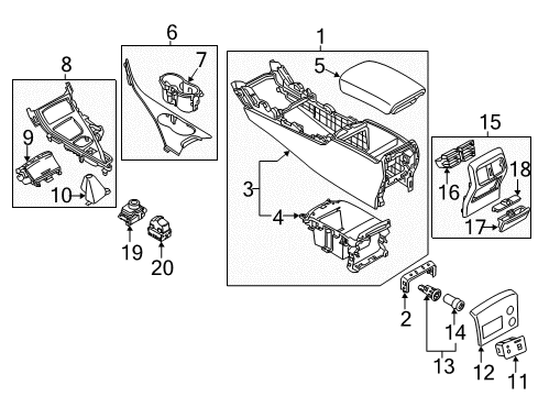 Control ASY-Navigation Diagram for 25915-4HB5D