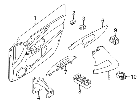 2020 Nissan Rogue Power Seats Diagram 1