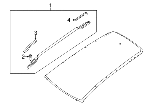 2020 Nissan Rogue Roof Rack Diagram 2