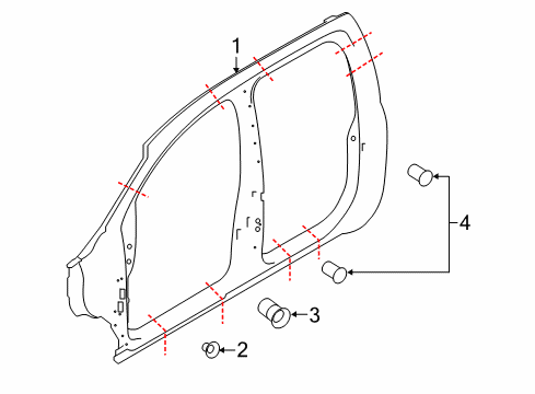 2021 Nissan Titan Uniside Diagram 1