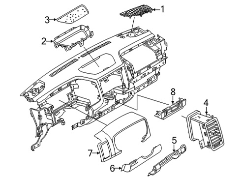 Grille-Front Speaker Diagram for 28176-9BU0A