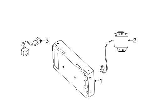 2020 Nissan Pathfinder Communication System Components Diagram