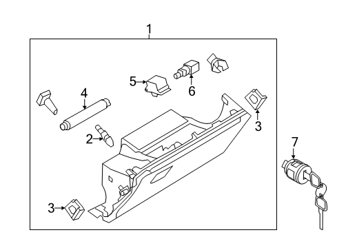 Panel-Instrument Lower,Assist Diagram for 68102-6JL0B