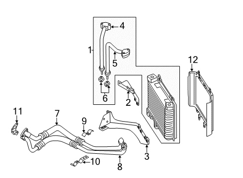 2021 Nissan GT-R Engine Oil Cooler Diagram