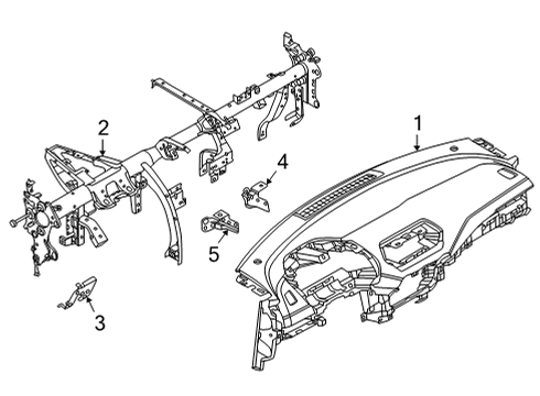 Bracket Assy-Steering Mounting Diagram for 68173-6LB0A