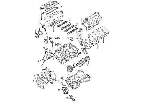 Nissan 13021-7DA0A GEAR-CRANKSHAFT