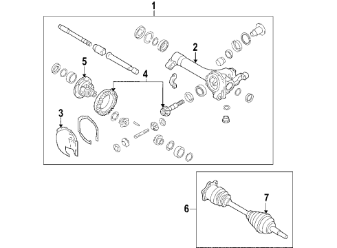 Nissan 37522-EA000 Insulator-Center Bearing