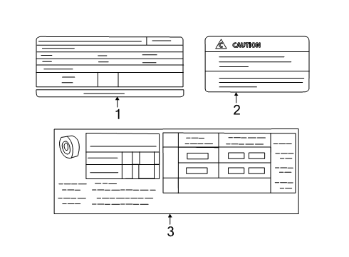 Nissan 27090-6CA1C LABEL AIR CON