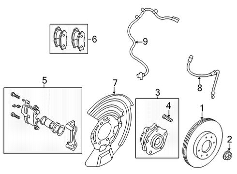 Nissan D1080-6RR1A DISC BRAKE KIT