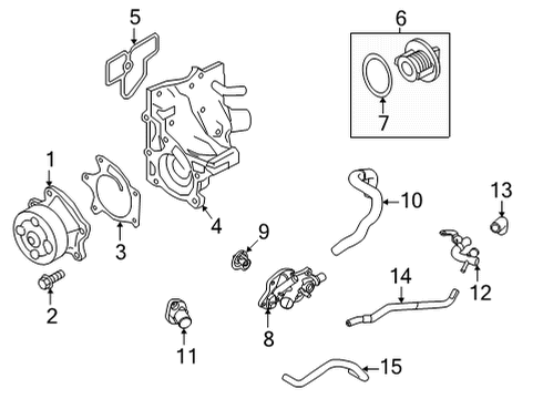 Nissan 27140-6LE1B CORE ASSY-FRONT HEATER