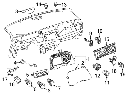 Nissan 25150-5SN0A Switch Assy-Ignition